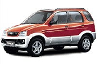 Хром накладки на пороги для Daihatsu Terios 1 1997-2006