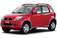 Хром накладки на пороги для Daihatsu Terios 2 2006+