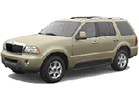 Дефлектори капоту (мухобійки) для Lincoln Aviator 2002-2005