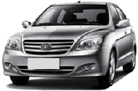 Хром накладки на пороги для FAW Besturn B50 2008+