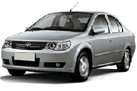 Хром накладки на пороги для FAW Vita Sedan 2007+