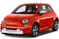 Хром накладки на пороги для Fiat 500E 2013+