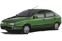 Хром накладки на пороги для Fiat (Brava) Bravo 182 1995-2001