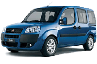 Хром накладки на пороги для Fiat Doblo 2000-2010