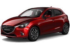 Дефлектори вікон (вітровики) для Mazda 2 2014+