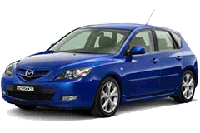 Дефлектори вікон (вітровики) для Mazda 3 Hatchback 2003-2009