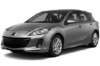 Дефлектори капоту (мухобійки) для Mazda 3 Hatchback 2009-2013