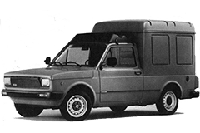 Хром накладки на пороги для Fiat Fiorino 147 1980-2000