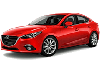 Дефлектори капоту (мухобійки) для Mazda 3 Hatchback 2013+
