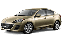 Дефлектори капоту (мухобійки) для Mazda 3 Sedan 2009-2013
