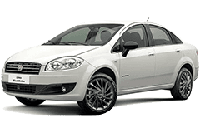 Хром накладки на пороги для Fiat Linea 2007+