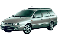 Хром накладки на пороги для Fiat Marea Wagon 1996-2007