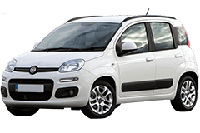 Хром накладки на пороги для Fiat Panda 2003-2012