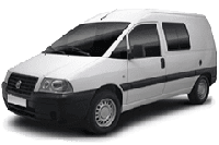 Хром накладки на пороги для Fiat Scudo 1995-2007