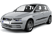 Хром накладки на пороги для Fiat Stilo 2001-2006