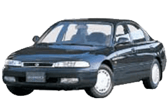 Дефлектори вікон (вітровики) для Mazda Cronos 1991-1996