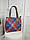 Жіноча сумка містка на 2 відділення модна красива кольорова екошкіра, фото 8