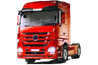 Бризковики для Mersedes-Benz Actros MP2 2003-2008