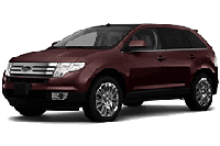 Хром накладки на пороги для Ford Edge 2010-2014
