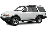 Хром накладки на пороги для Ford Explorer 1995-2001