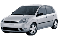 Хром накладки на пороги для Ford Fiesta 2002-2008