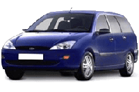 Хром накладки на пороги для Ford Focus 1 Wagon 1998-2004