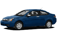 Хром накладки на пороги для Ford Focus 2 Coupe 2007-2010
