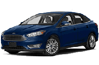 Хром накладки на пороги для Ford Focus 3 Sedan 2014-2018