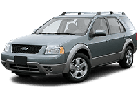 Хром накладки на пороги для Ford Freestyle 2004-2009