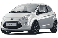 Хром накладки на пороги для Ford Ka 2008-2014