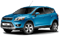 Хром накладки на пороги для Ford Kuga 2008-2012