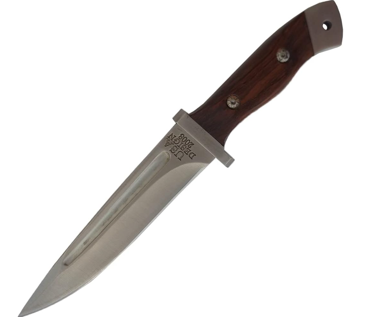 Мисливський ніж Buck USA 2008 з Чохлом 25см Black (7_01572)