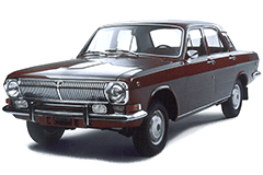 Дефлектори вікон (вітровики) для ГАЗ Волга 2410 1985-1991