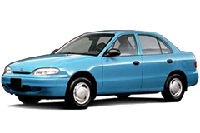 Бризковики для Hyundai Accent 1 1994-1999