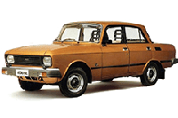 Килимки багажника для Москвич 2140