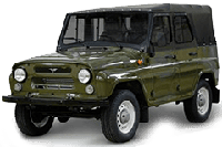 Килимки багажника для УАЗ 469