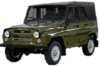 Килимки багажника для УАЗ 3151