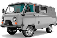 Килимки багажника для УАЗ 3909