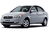 Бризковики для Hyundai Accent 3 (Verna) 2006-2010