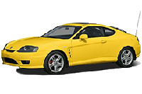 Бризковики для Hyundai Coupe (Tiburon) 2002-2009