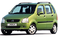 Бризковики для Opel Agila 2000-2007