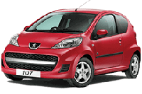 Накладки на арки (розширювачі арок) для Peugeot 107 2005-2014