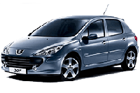Накладки на арки (розширювачі арок) для Peugeot 307 2001-2008