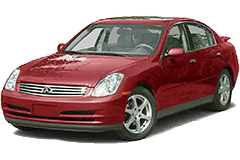 Дефлектори вікон (вітровики) для Infiniti G (V35_VC35) 2003-2007