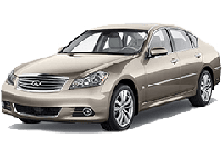 Дефлектори вікон (вітровики) для Infiniti M (Y50) 2005-2010