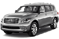 Дефлектори вікон (вітровики) для Infiniti QX80 (QX56) (Z62) 2010+