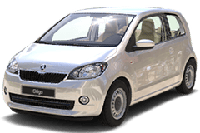 Дефлектори капоту (мухобійки) для Skoda Citigo 2011+