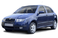 Дефлектори капоту (мухобійки) для Skoda Fabia 1 6Y 1999-2007