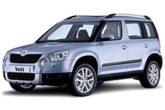 Дефлектори вікон (вітровики) для Skoda Yeti 2009-2013