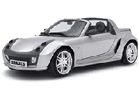 Бризковики для Smart Roadster 2003+